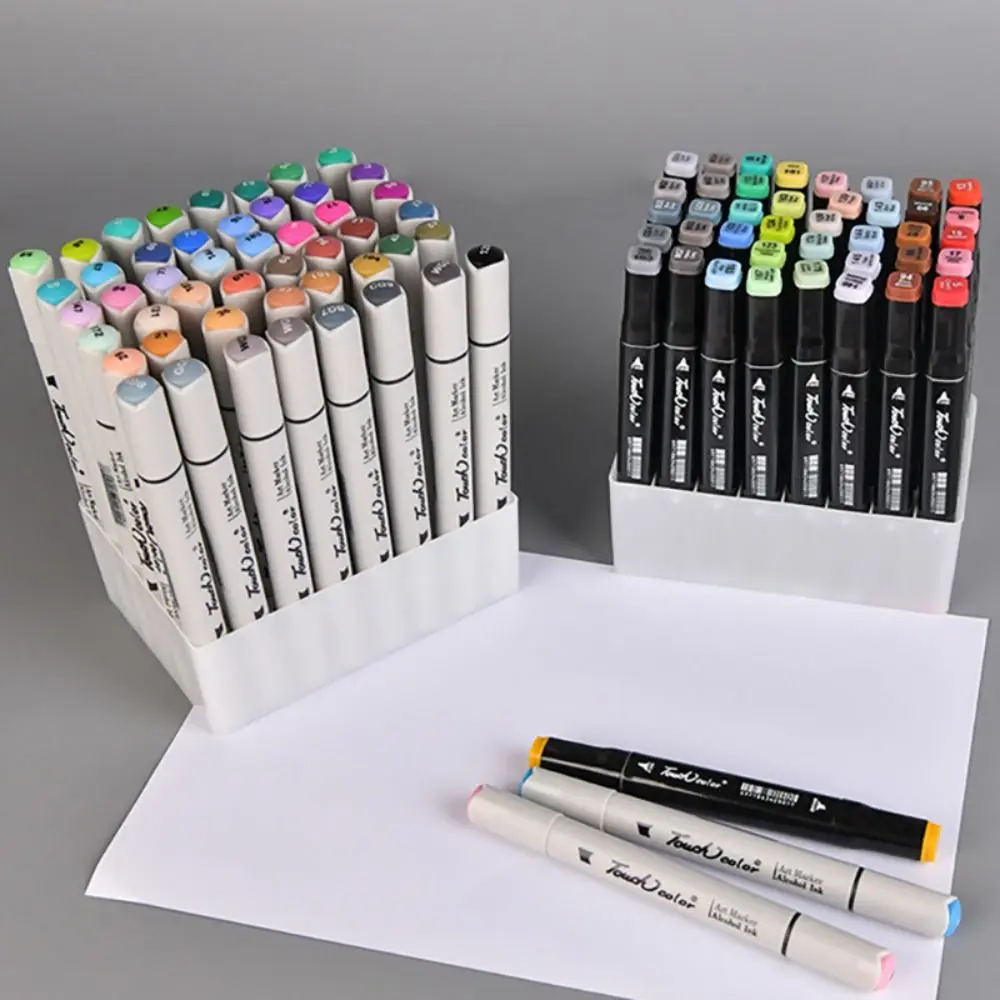 High Quality 12/30/40 Slots Pen Holder Large-capacity Multifunctional Marker Pen Holder Table Organizer