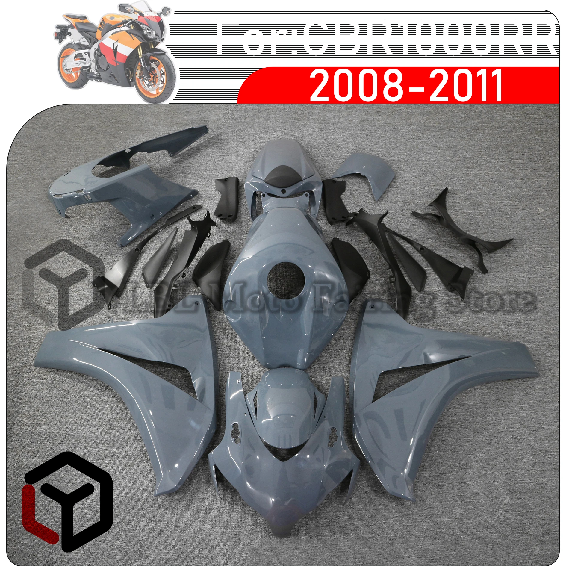 

Full Body Fit Fairing For HONDA CBR1000RR 2008 2009 2010 2011 Motorcycle ABS Injection molding CBR1000RR 2008-2011 Full Fairing