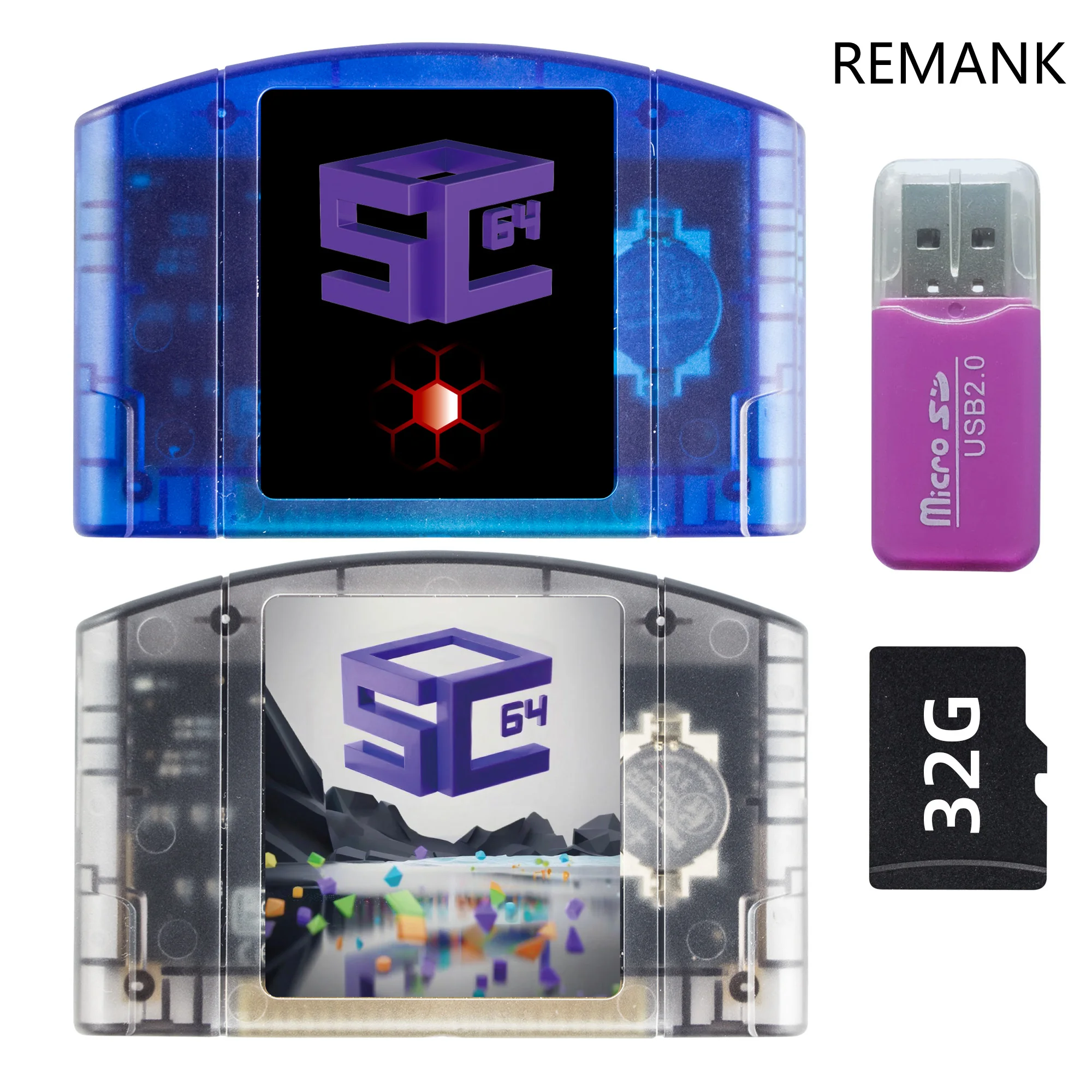 

REMANK SC64Summer SC64 N64 Open Source Emulator Flash SC64 N64DD Cart GBC For SNES GBC N64DD Retro Simulator Console Accesories
