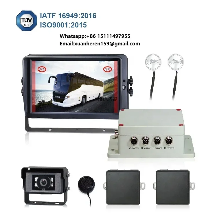1080P 24GHz Millimeter Wave Park Sensors Car Truck Reverse Parking Sensors System With Camera