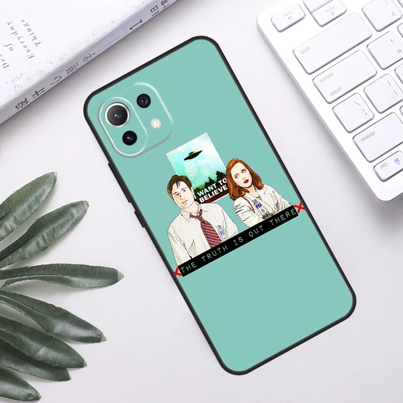 Funda de The X Files I want to Believe para POCO F5 X3 X5 Pro F3 F4 GT M5s C40, funda trasera para Xiaomi 13 12 Lite 11T 12T Pro 12X
