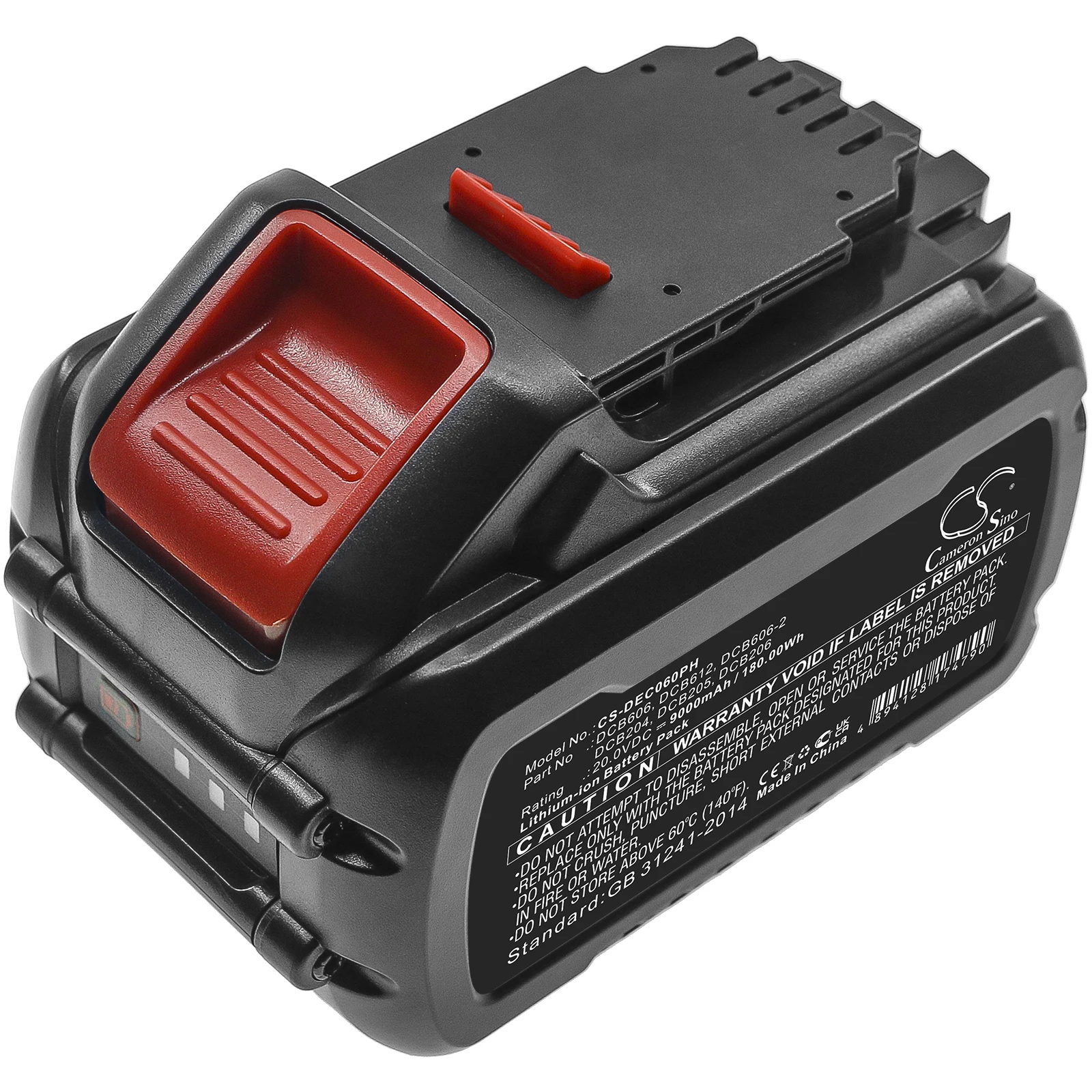 CS Power Tools Battery for DeWalt 20V MAX 60V 120V MAX DCB184 D740 D780 D740B D780B Fits DCB102 B105 B112 B120 B204 B205 B206