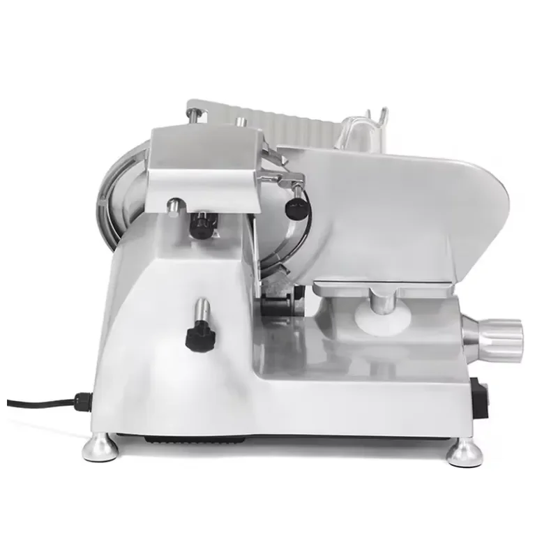 Semi-Automatic Meat Slicer U-Shaped Ergonomic Grip Handle Beef Cutter 8 Inch Affordable Frozen Meat Slicing Machine for