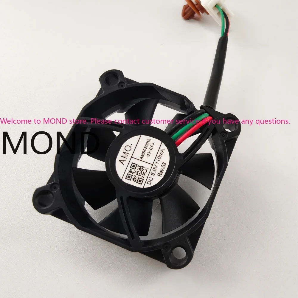 1PCS AMO AMB050015-03-CFA 5V 5015 Automotive LED Headlight Accessories Heat Dissipation Fan Original