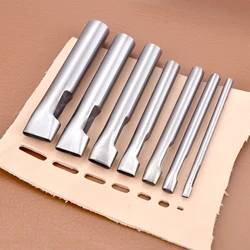 1.5/7/9/12/15/18/20mm Leather Oval Shape Hole Punch Steel Craft Hollow Hole Punch Leather Tool Leather Belt Hole Punch DIY Tools