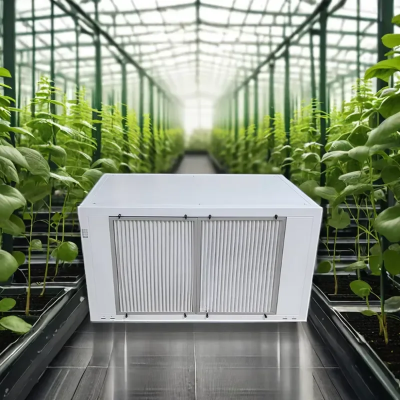 TOJJE 500P/D High Capacity Ceiling Mounted Condensing Industrial Greenhouse Dehumidifier for Hemp Grow Room Swimming Pool
