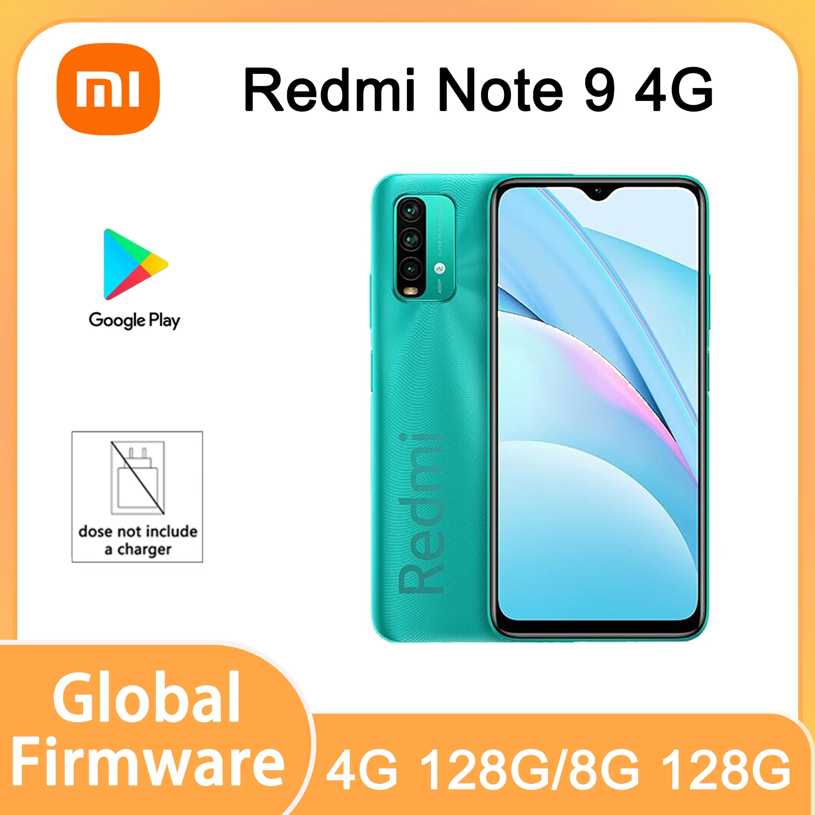 Xiaomi Redmi Note 9 4G smartphone 6.53