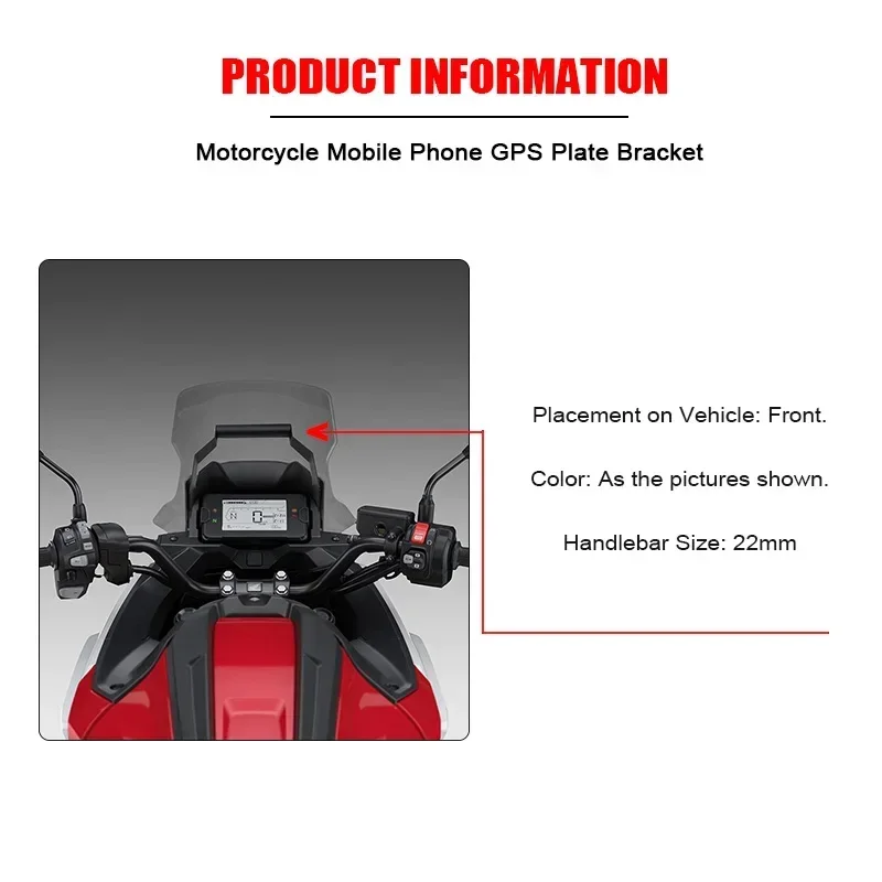 For Honda NC750X NC 750 X 750X NC750 DCT 2021 2022 2023 Motorcycle Navigation Bracket GPS Phone Holder Levers Accessories