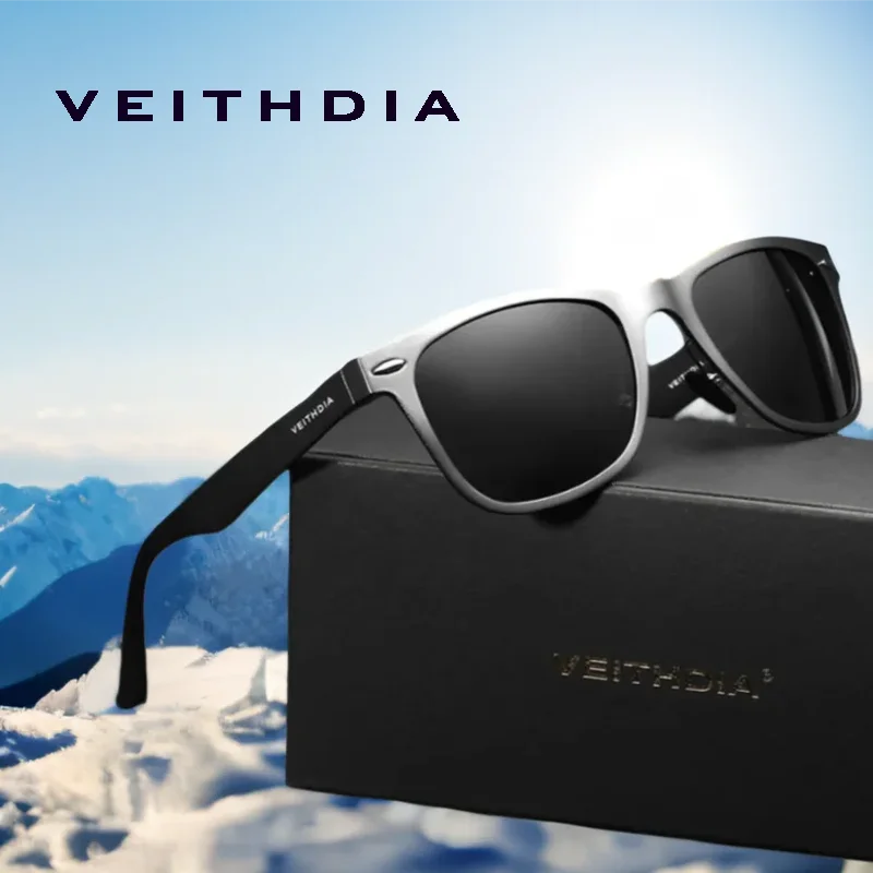 

Солнцезащитные очки VEITHDIA, новая модная модель, поляризованные, UV400, квадратные, зеркальные, для активного отдыха, вождения, для мужчин и женщин, VS214