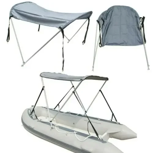 3/4 Bow Bimini Top Boat Cover Sun Shade Boat Canopy Waterproof with Aluminum/stainless steel Frame From Isure Marine