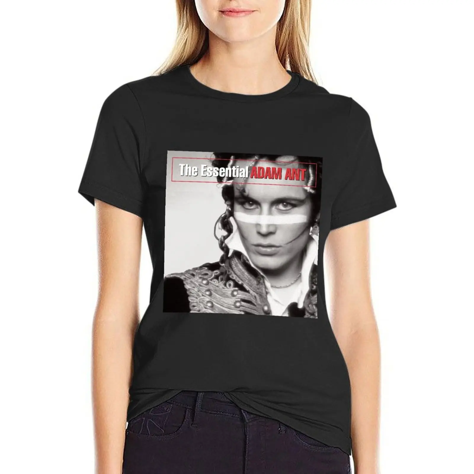 Camiseta de cantante y actor inglés Adam Ant para mujer, camisetas gráficas, mejor vendedor