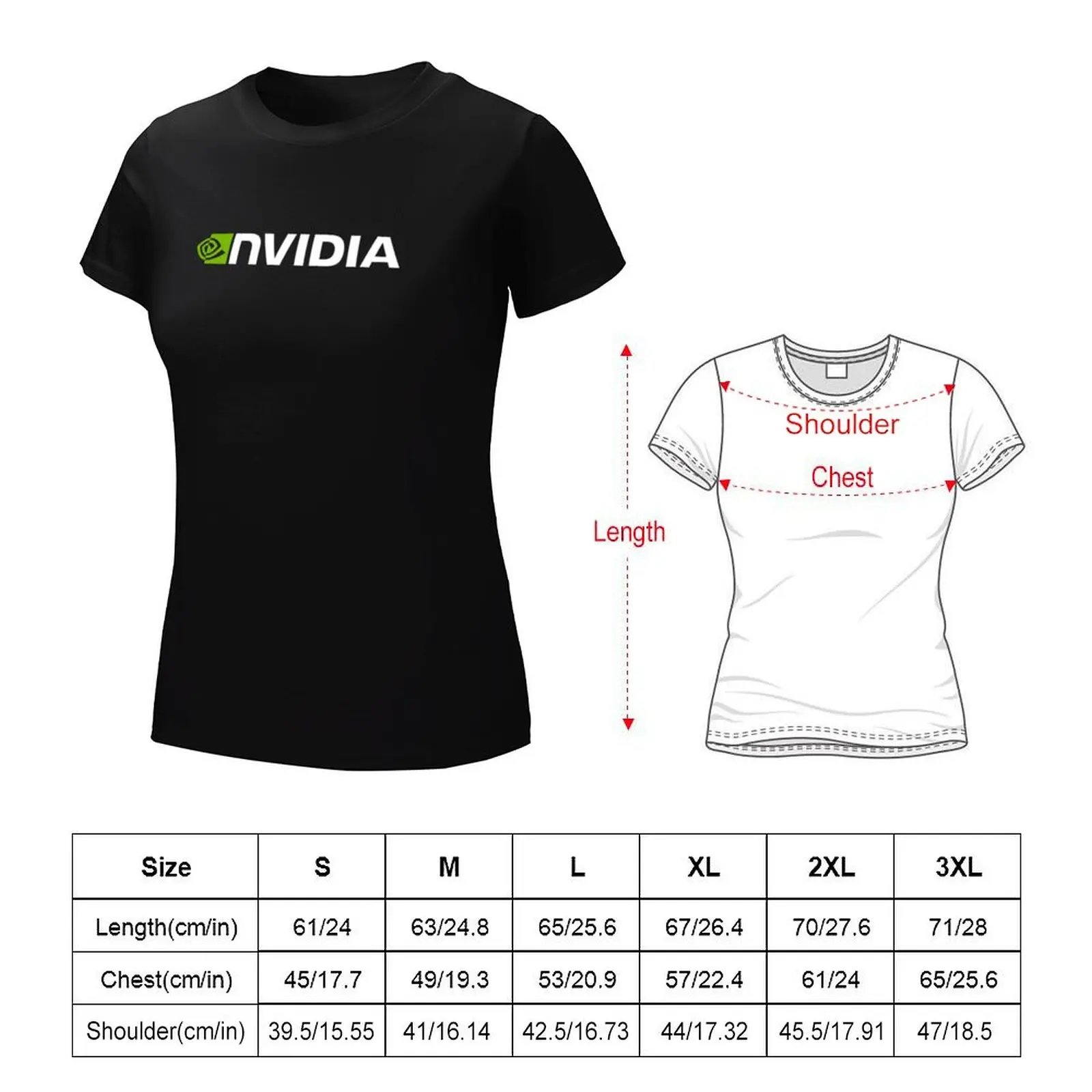 Nvidia T-shirt female Female clothing Women's clothing