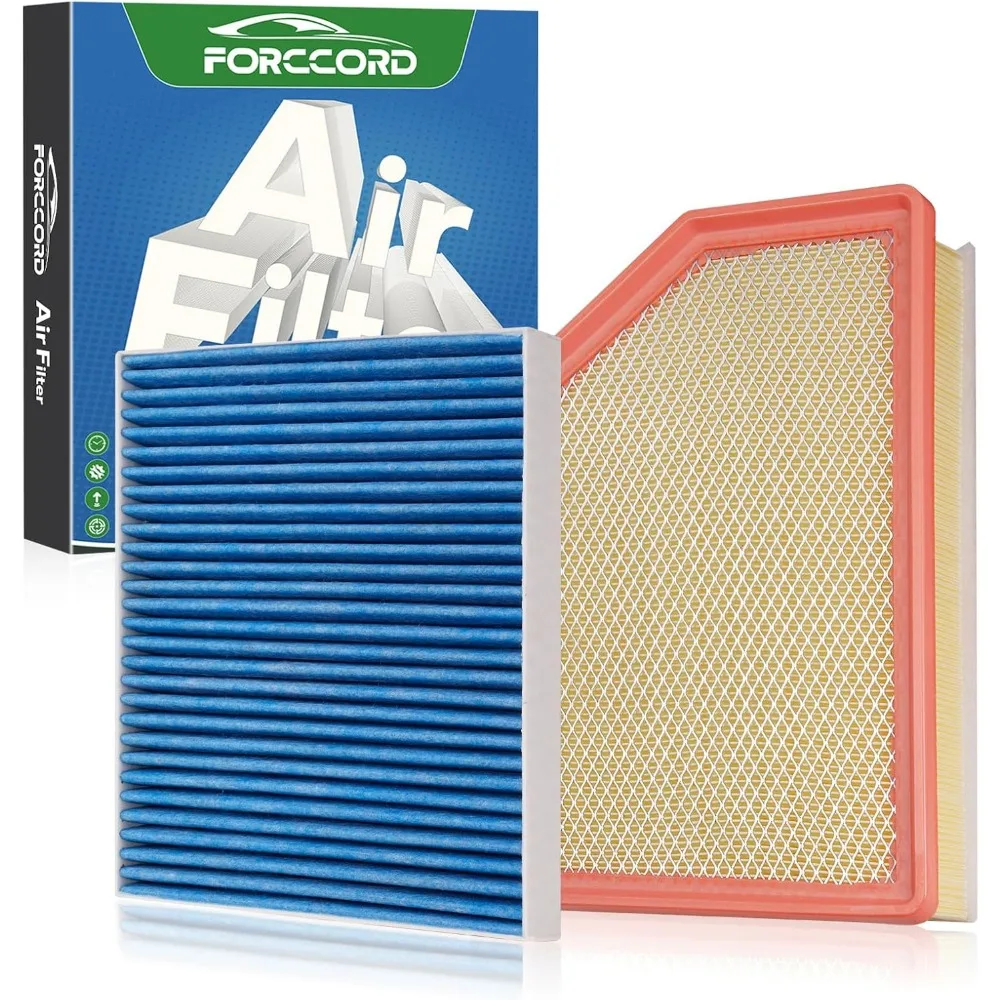

Cabin and Engine Air Filter Set for 2020-2026 2500HD 3500HD 6.6L Diesel Activated Carbon Replacement