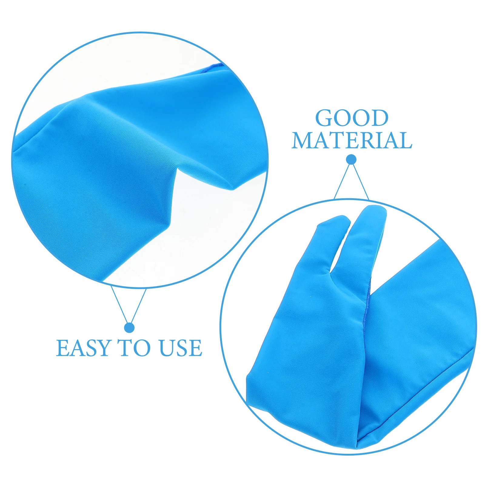 1 زوج الرسم قفاز تمديد تنفس إصبعين الفنان قفاز لليد اليمنى اليسرى النخيل رفض الرسم الفني الرقمي #6