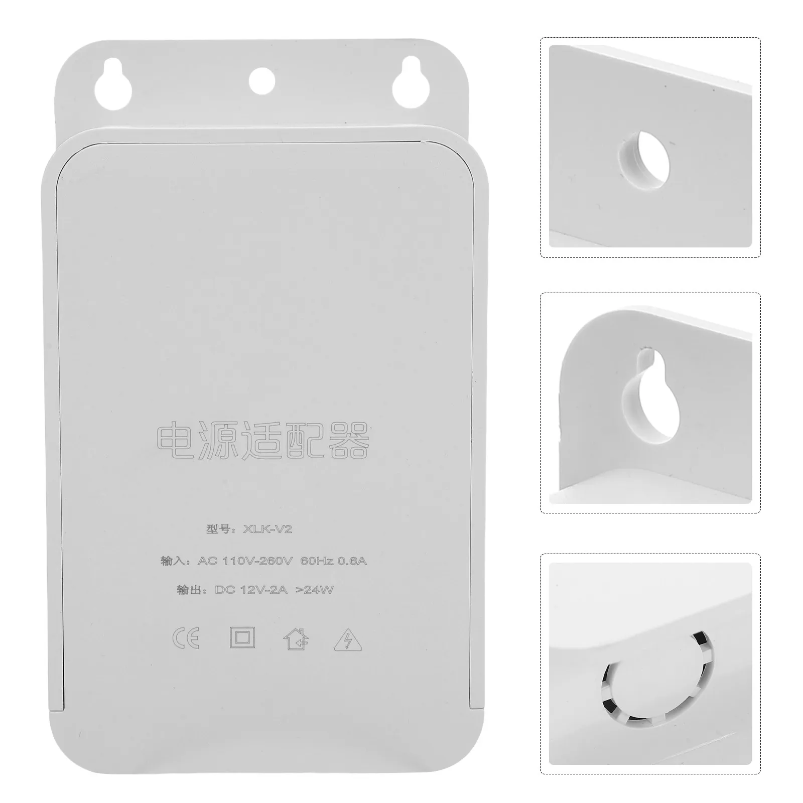 4Pcs Waterproof Junction Box Outdoor Electrical Enclosure for Security Cameras Monitoring Systems High Humidity Rain Dust