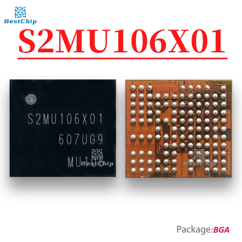 10X S2MU106X01 MU106X01-5 For Samsung S10 Power IC BGA PMU Power Management IC PMIC Replacement Parts Chip Chipset