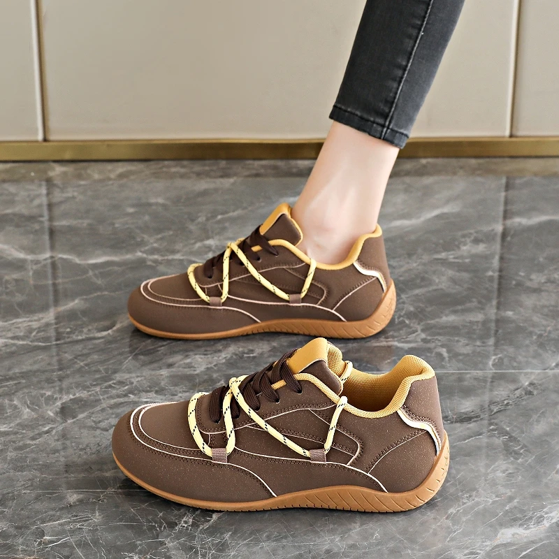 

Breathable Platform Sneakers For Women Lightweight Comfortable Walking Shoes Non Slip Sole Fashion Athletic Footwear Daily Wear