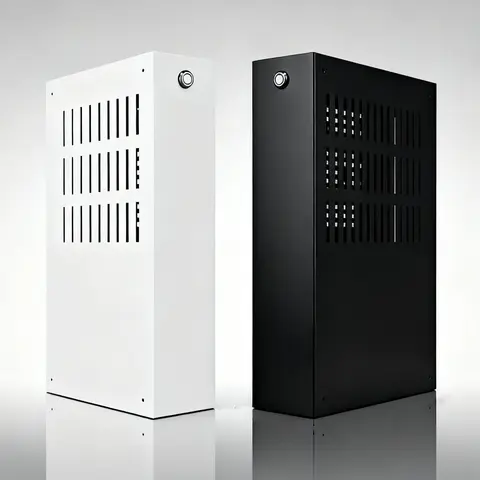 Chassi ITX Ultra Compacto - 3.2L, 0.8mm SGCC, Gabinete de PC de Formato Pequeno Suporta Fonte de Alimentação 1U, Compatível com SSD/HDD de 2.5 polegadas