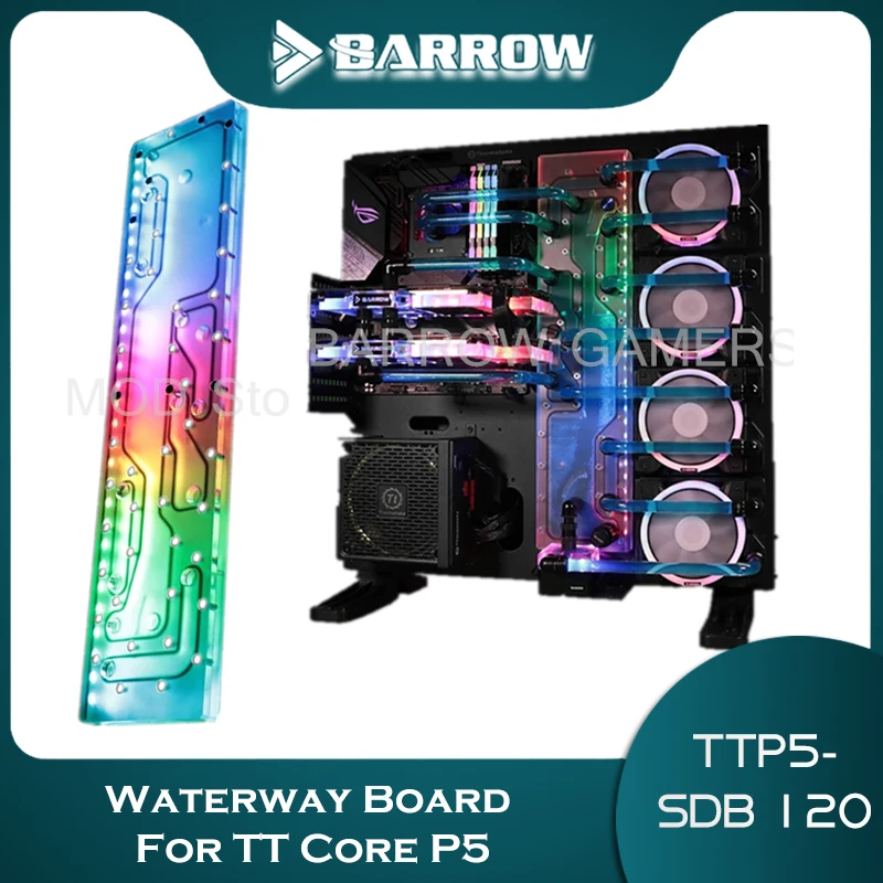 Barrow Distro Plate For TT Core P5 Case ,Waterway Board PC Liquid Cooling System Custom 5V Symphony MOBO TTP5-SDB 120