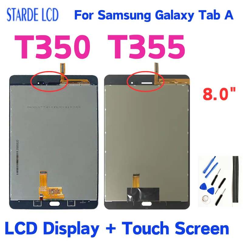 8.0 " For Samsung Galaxy Tab A T350 T355 LCD Display Touch Screen For Samsung SM-T350 SM-T355 Replacement Part With Tools