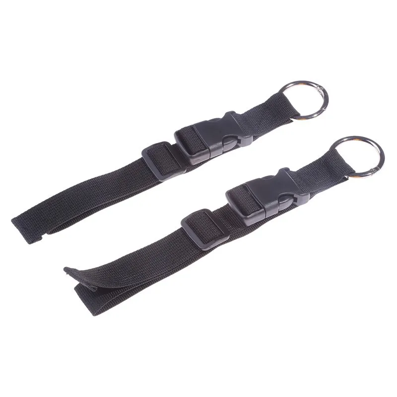 Portable Black Nylon Anti-theft Luggage Strap Holder Gripper Add Bag Handbag Clip Use To Carry Multitool High Quality Durable