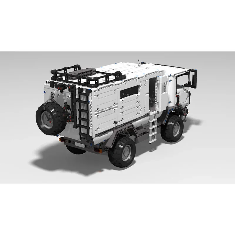 Hot New MOC-59852 City Outdoor Large 4x4 Adventure Truck High-Difficulty Building Block Model 2040 Parts Adult Birthday Toy Gift