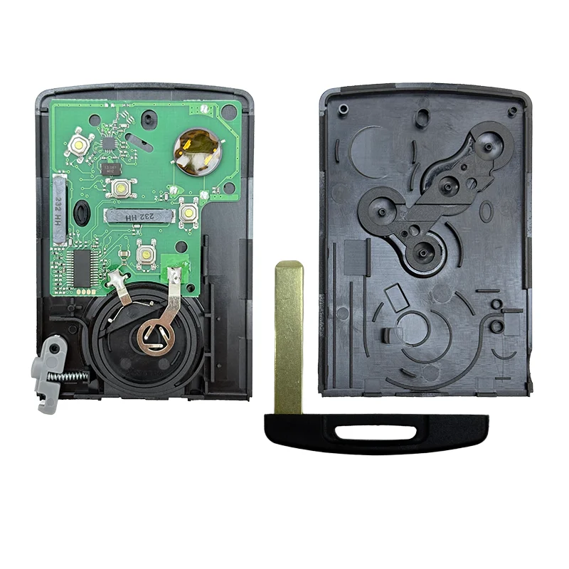 4 أزرار الذكية السلبي بدون مفتاح الذهاب بطاقة مفتاح 433MHz 4A PCF7953 HITAG AES رقاقة لرينو كليو IV كابتور 2009-2020 #4