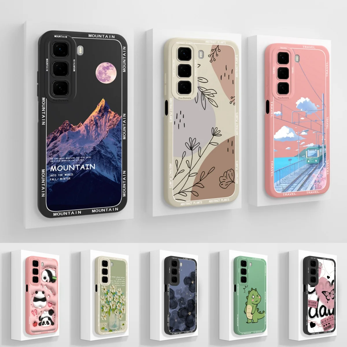 Case For Infinix Hot 50 Pro Plus Hot 50i Moon Cloud Sky Shockproof Anti-Fingerprint Luxury Bumper For infinix hot 50 pro+ Funda