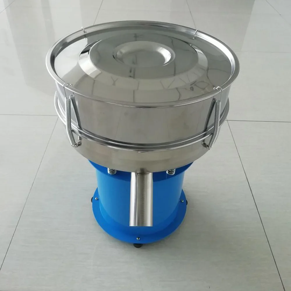 40cm Vibrating screen sieve powder machine stainless steel small electric sieve filter medicine Vibration screening machine