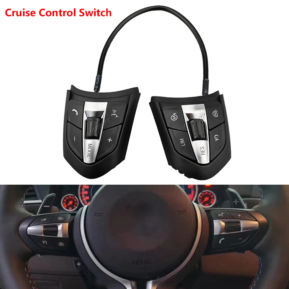 

Для BMW M sport 1 3 4 5 6 7 серии F33 F34 F35 F36 F45 F52 X1 X2 X3 X4 X5 M2 M4 M5 Кнопка круиз-контроля на руле