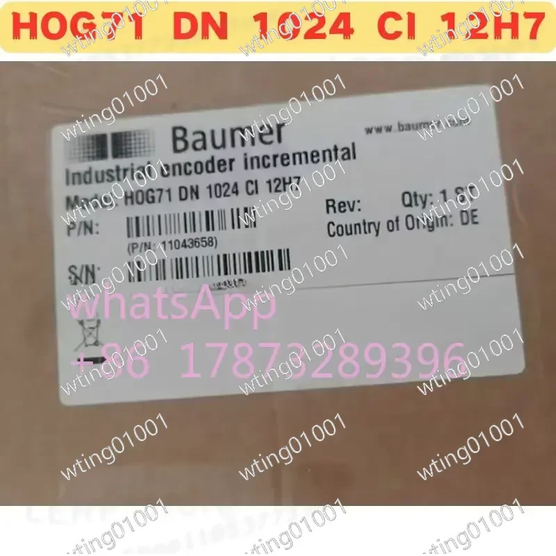 for HOG71 DN 1024 CI 12H7 Rotary Encoder Genuine Replacement High Precision Industrial Automation Sensor Durable Reliable