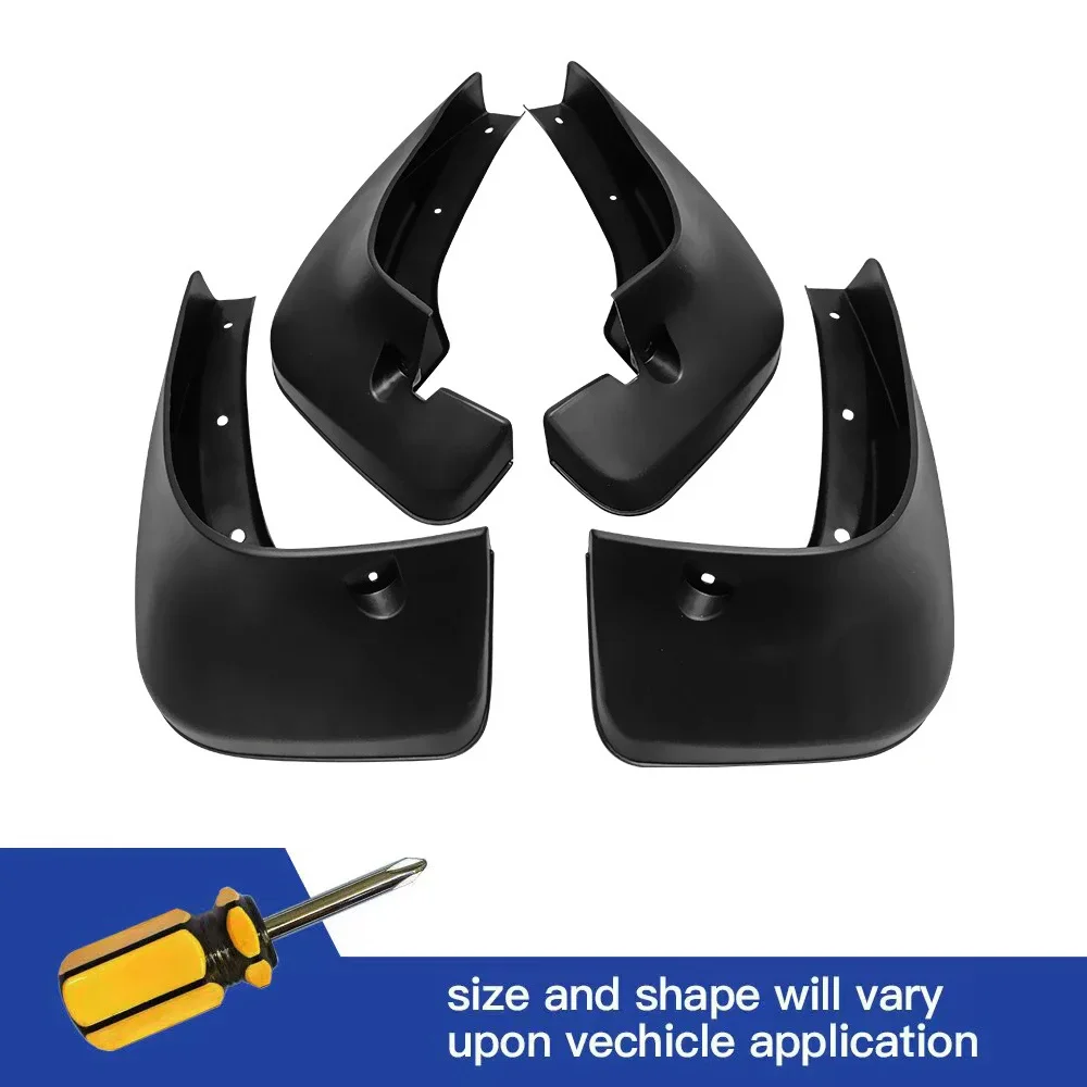 

4Pcs Front & Rear Mud Flaps Splash Guards Mudguards Black For Toyota Highlander 2002 2003 2004 2005 2006