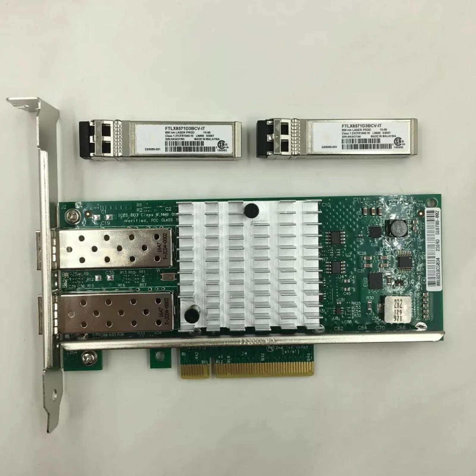 For Intel 82599ES Dual Port X520-DA2 E10G42BTDA+2PC For Intel FTLX8571D3BCV E10GSFPSR