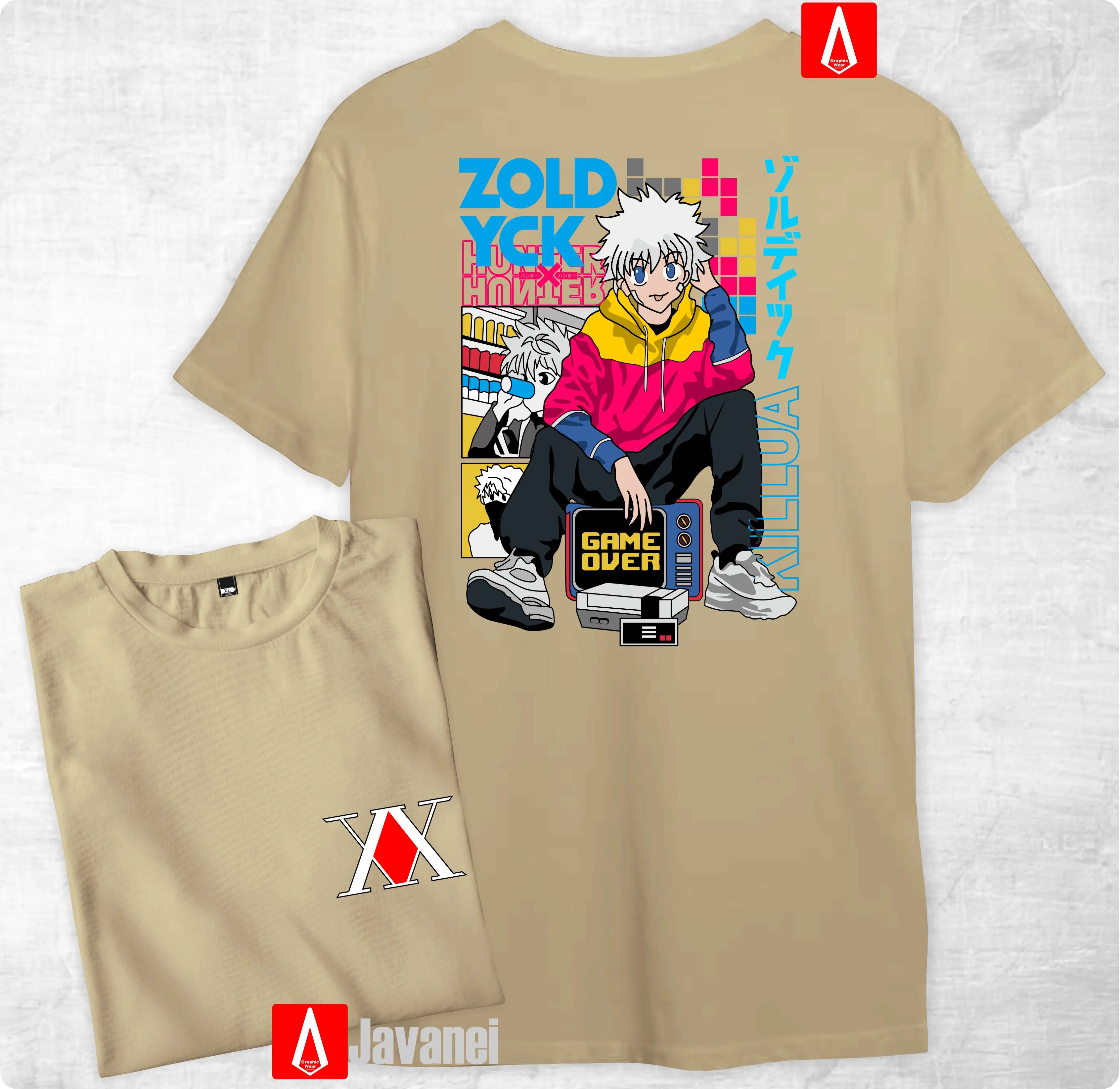 ZOLDICK GAME OVER x hunter anime karakter kartun komunitas kanji hobby animasi keren outdoor distro