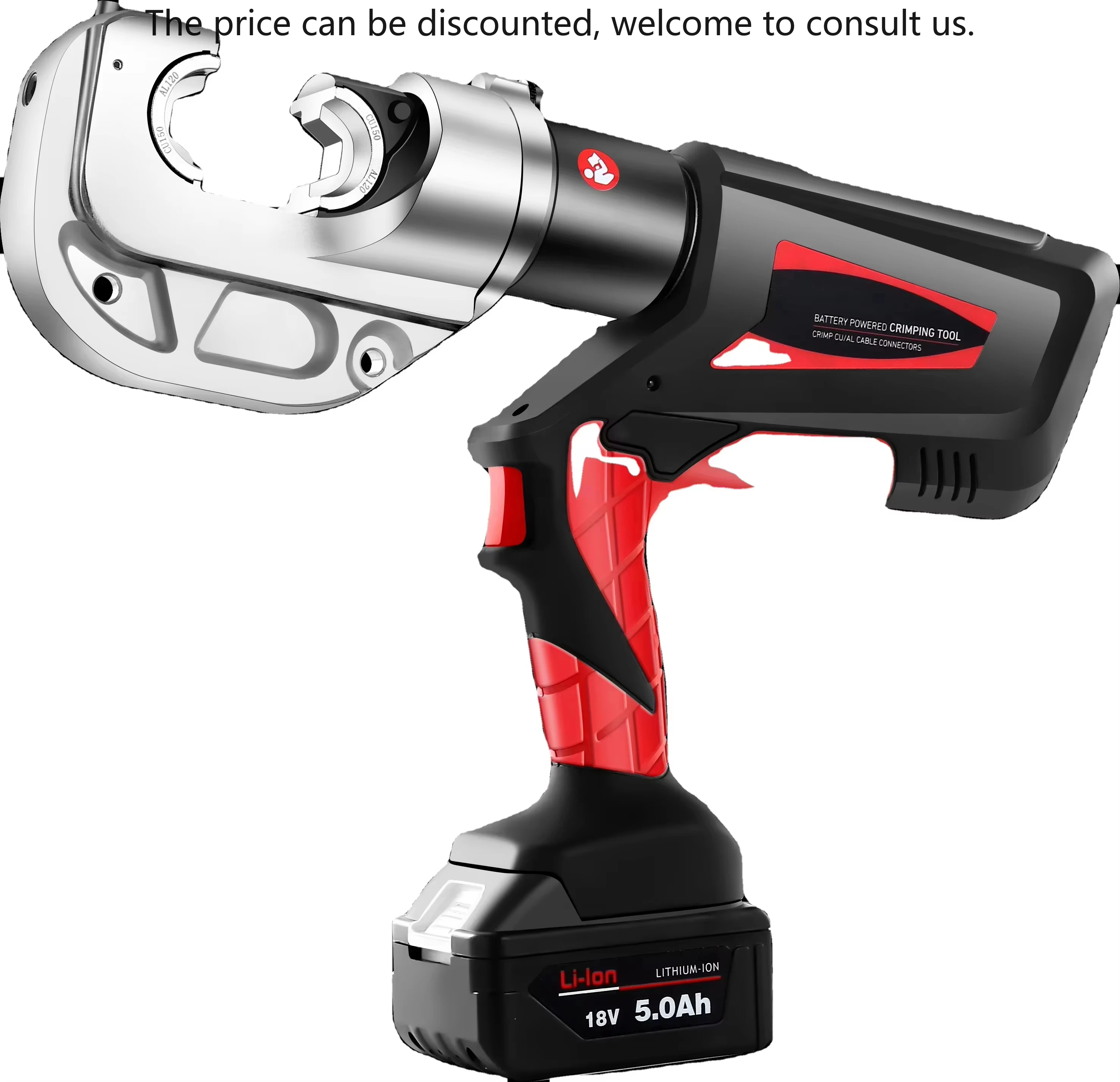 

HL-400B Electric Hydraulic Crimping Tool 16~400Mm2 Electric Cordless Hydraulic Pliers Output 12T Battery Crimping Tool