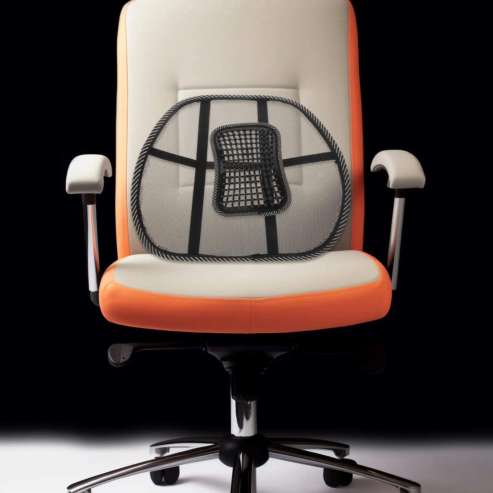 

Летняя дышащая подушка для поясницы, поддерживающая подушка для автомобильного сиденья и офисного кресла, для облегчения боли в пояснице, комфортная вентилируемая подушка