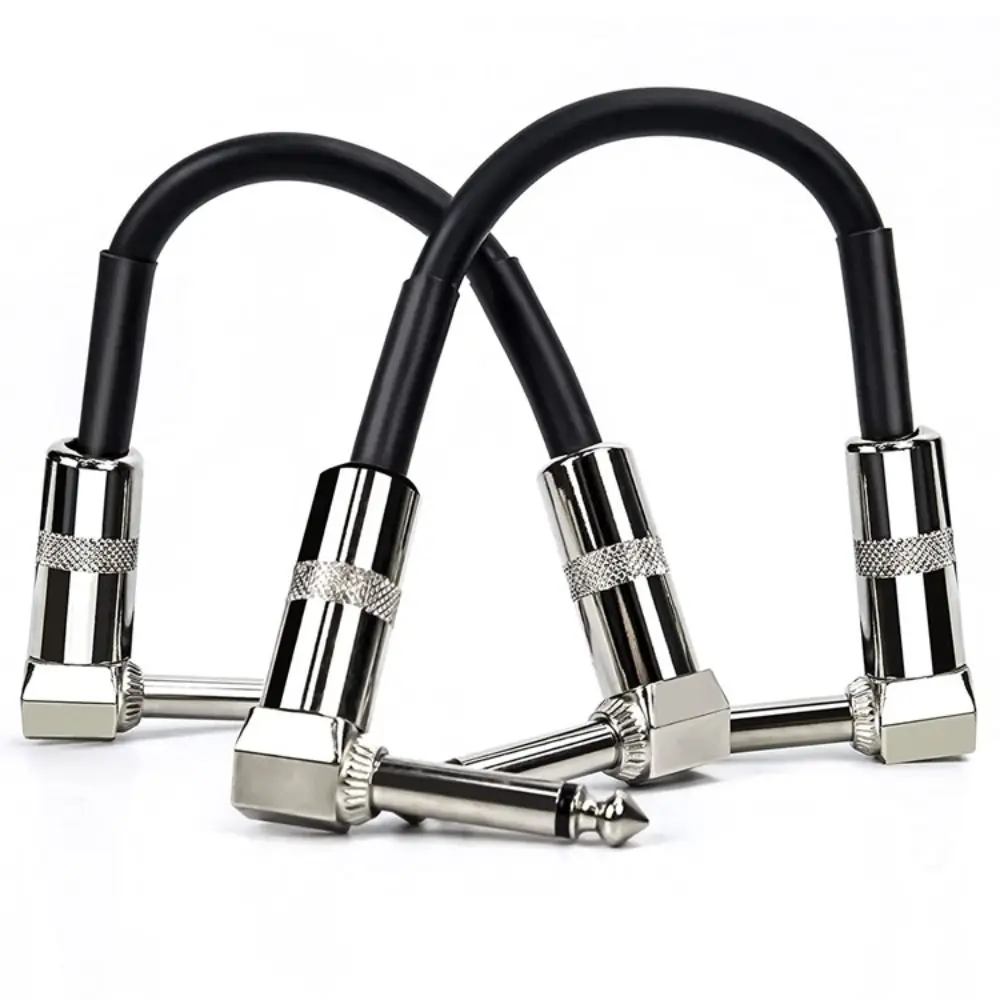 Metal Head Guitar Cable Guitar Line Guitar Wire Guitar Effect Pedal Cable Black High Quality Guitar Amplifier Patch Cord