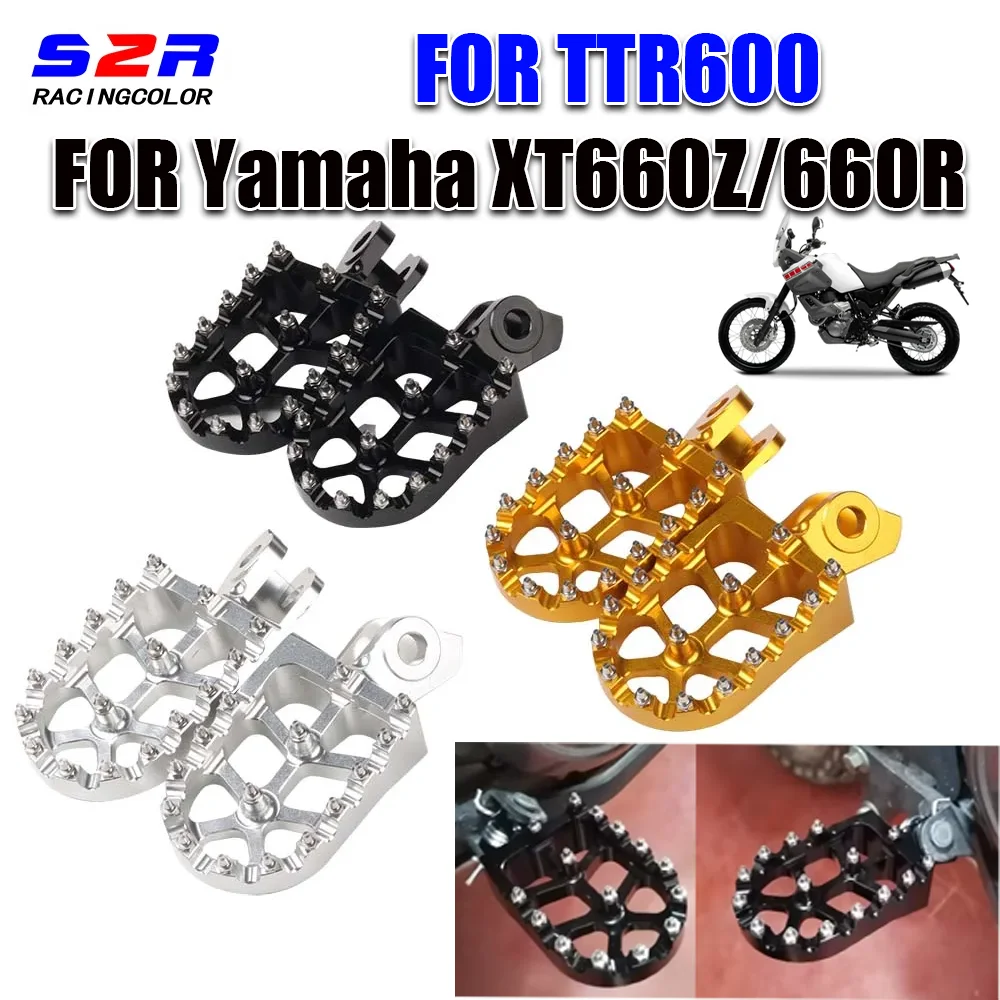 Motorcycle With Nails Foot Pedal Modification Pedal For Yamaha TENERE XT 660 Z R XTR XTZ XT 660Z XT660Z XTZ660 XT660R TTR600