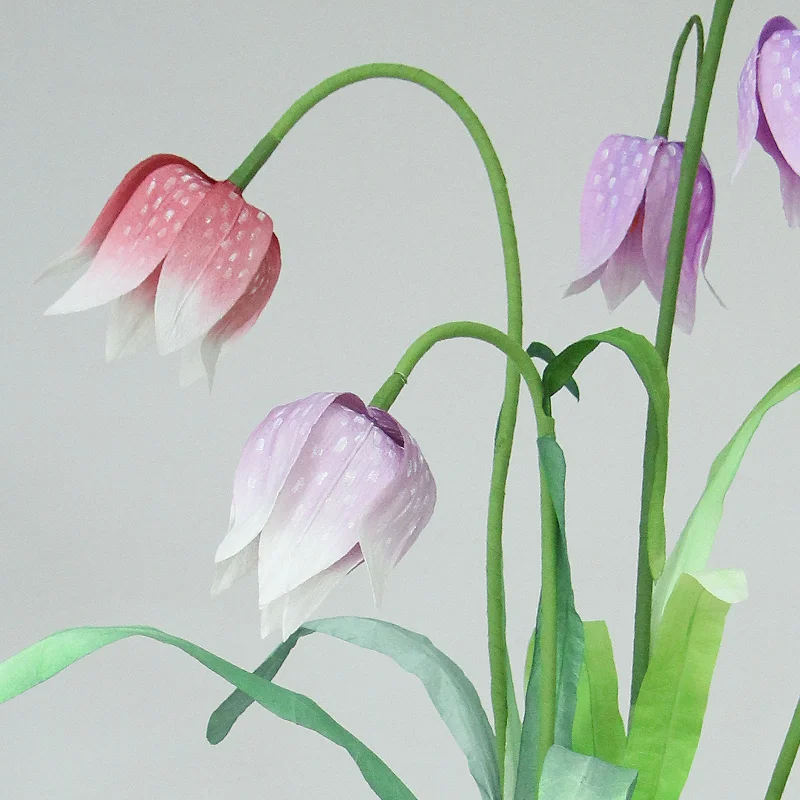 Artificial giant simulated paper Fritillaria flower