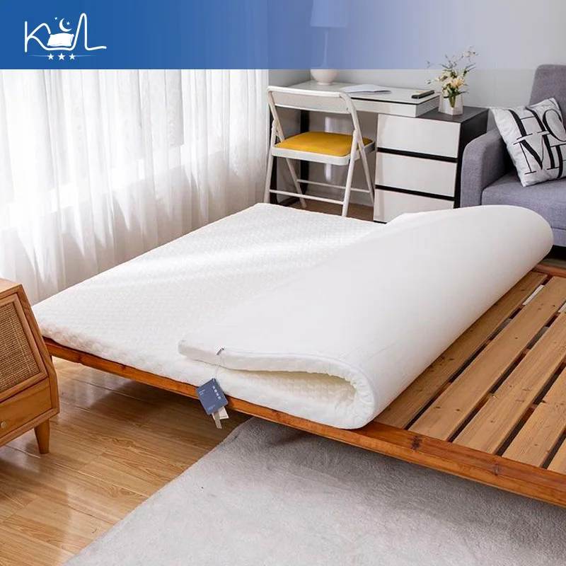 Latex Memory Foam Mattress Topper, Thick Soft Bed Pad Twin/Full, Pressure Relief, Dorm Essential, Fast Shipping