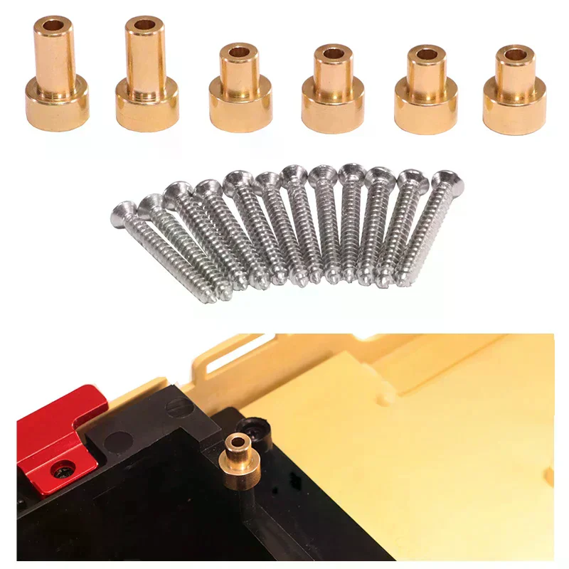 1set 1/12 Mn82 Lc79 Mn82s Car Modified Big Wheel Special Upgrade Parts for Pro Brass Shell Raise the Column Heighten Bracket