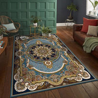 VIKAMA American Persian Living Room Carpet Crystal Velvet 40*60CM Hotel Home Bedroom Carpeted Exotic Nationalities Windswept Rug