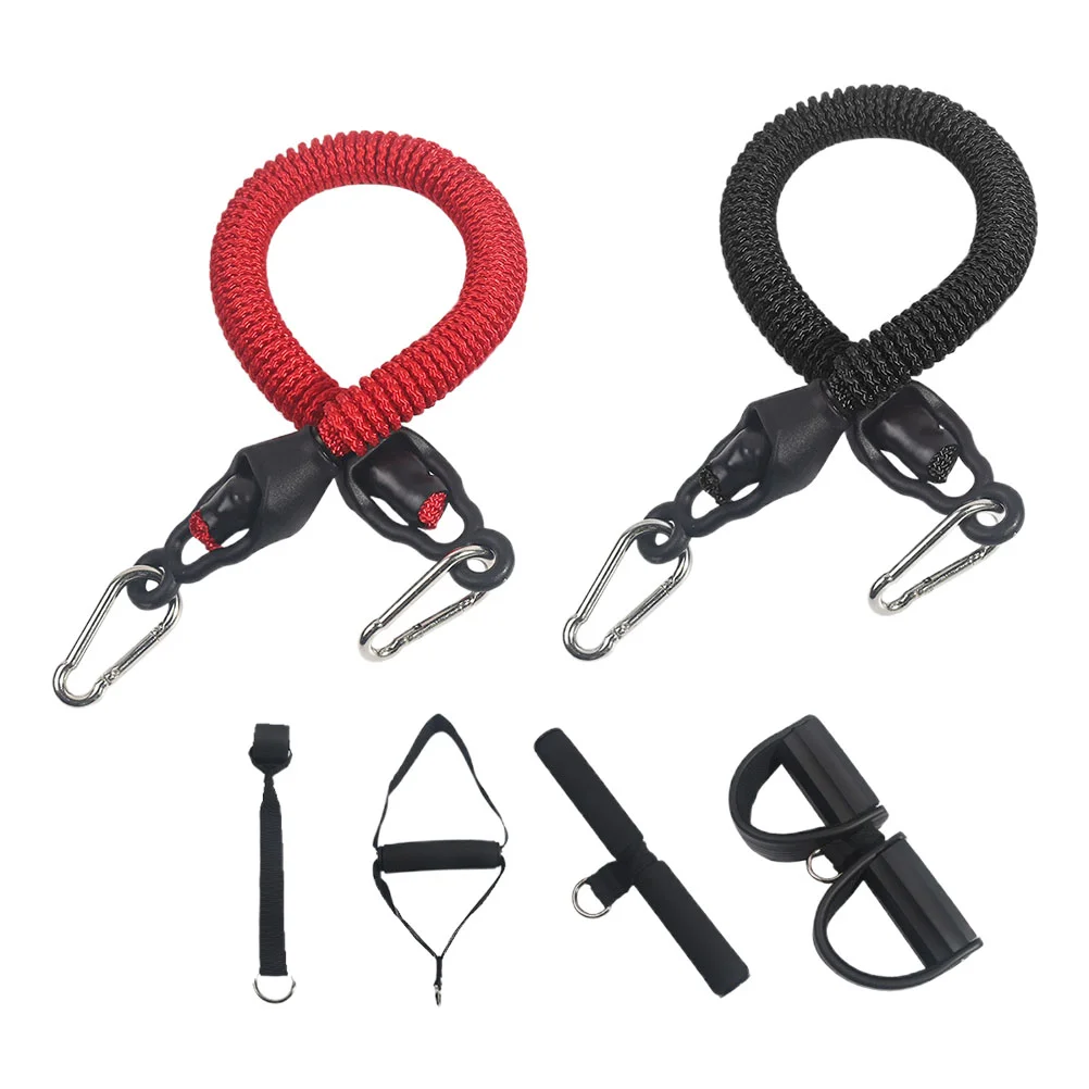 

Four-tube Pull Rope Portable Fitness Equipment Yoga Foot Pedal Pulling Tension Sports Elastic Resistance Emulsion Band Outdoor