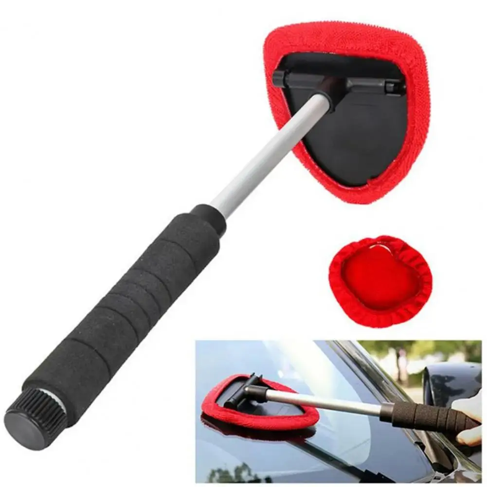 Defrosting Brush Telescopic Handle Brush 26-41cm Multi-functional Microfiber Car Window Cleaner Soft Lint-free Defrosting