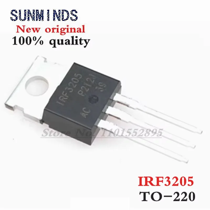 10PCS IRF3205PBF TO220 IRF3205 TO-220 HEXFET Power MOSFET new and original IC free shippin