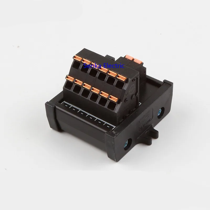 Industrial Din Rail Mount Terminal Block Multi Input Output Quick Connector 300V 10A Fast Wiring Terminal Blocks