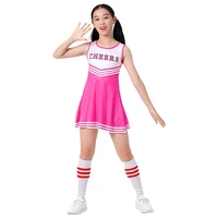 Family Matching Dress Cheerleaders Performance Uniforms Outfits  Cheerleading Socks Sets Women Cheering Team Costumes 3
