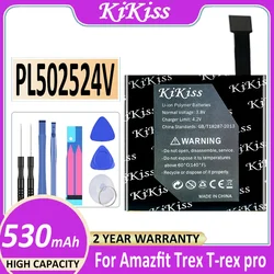 KiKiss Battery for Huami Amazfit Trex T-rex Pro Verge Lite Res Sport 2/Stratos II 2 A1609/Ares Bip GTR/A1928/A1602 Batterij