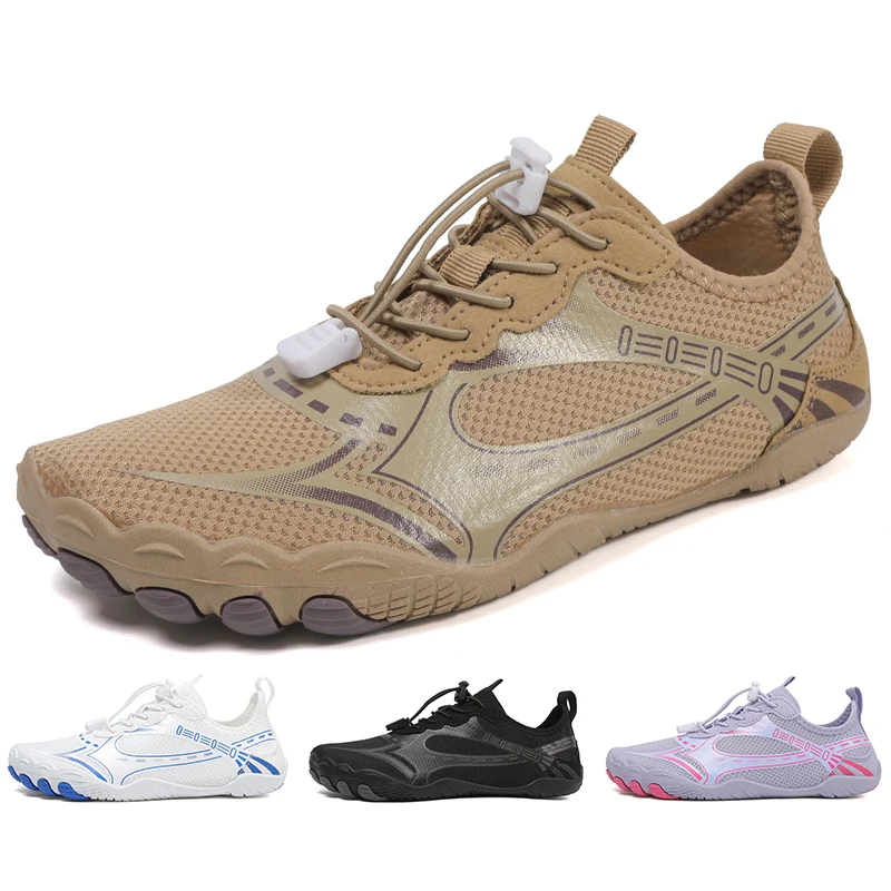 

Upstream Wading Shoes Men's Five-Finger Beach Shoes Water Sports Quick-Drying Non-Slip Breathable Women's Surfing Swimming Shoes