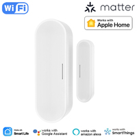 Tuya Matter Thread Door Window Sensor USB Powered Smart Home Wireless Detector Work With HomeKit Alexa Google Home SmartThings